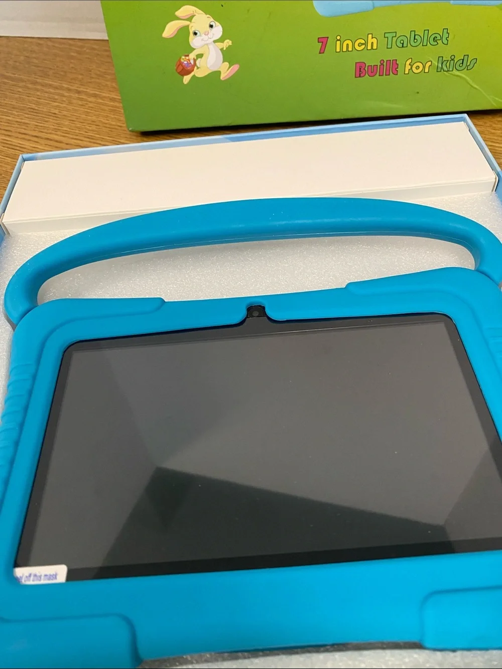 Veidoo Android Kids 7-inch Tablet with Blue Protective Case